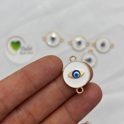 Evil Eye Charm With Two Hooks - C