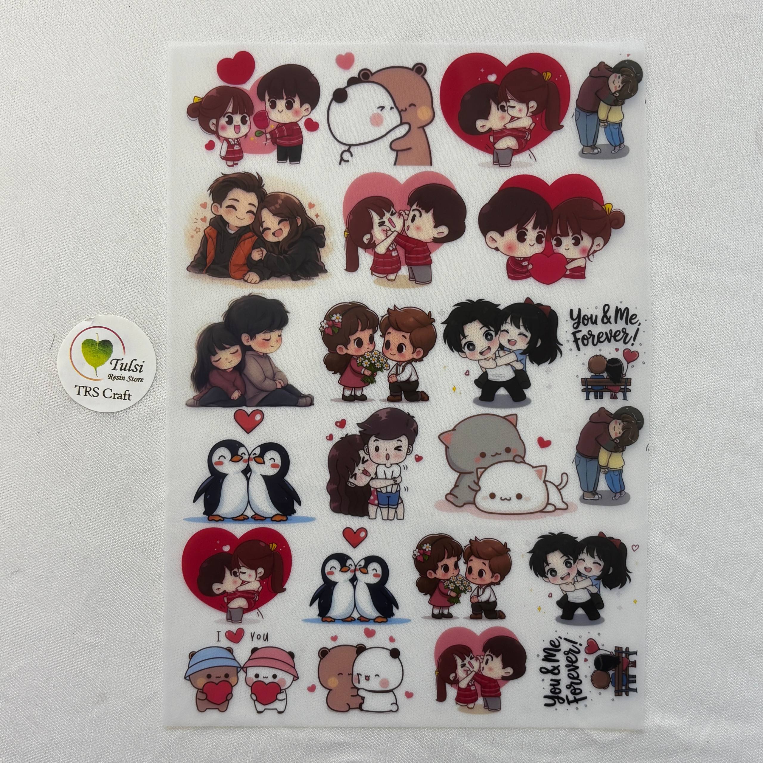 A5 Insert Sheet - Couple (C)