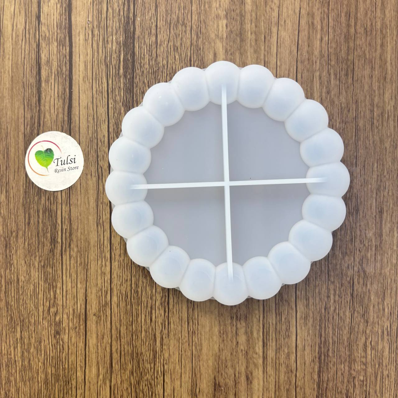 Bubble Edge Round Coaster Mould (B)