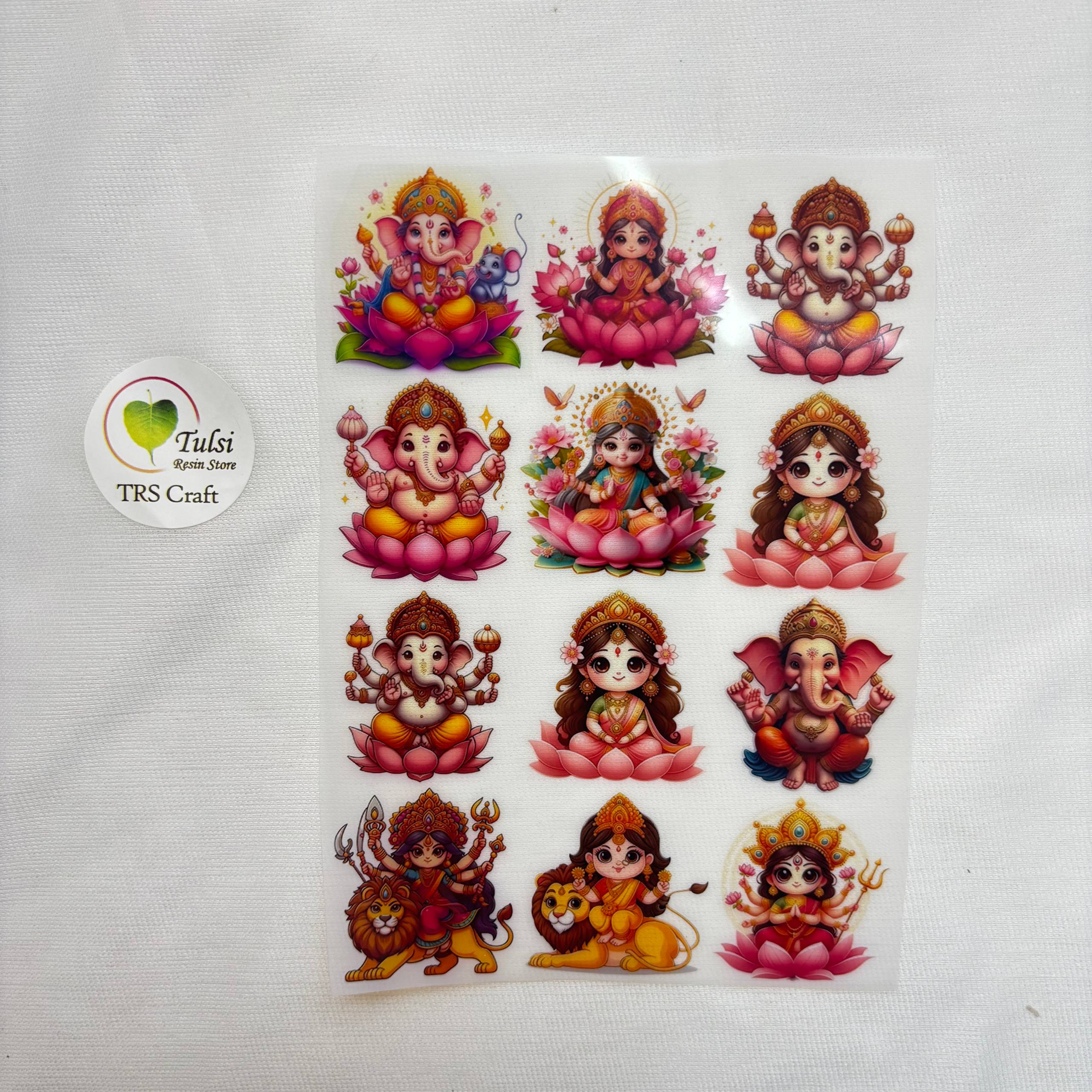 A6 Insert Sheet - God Idols (B)