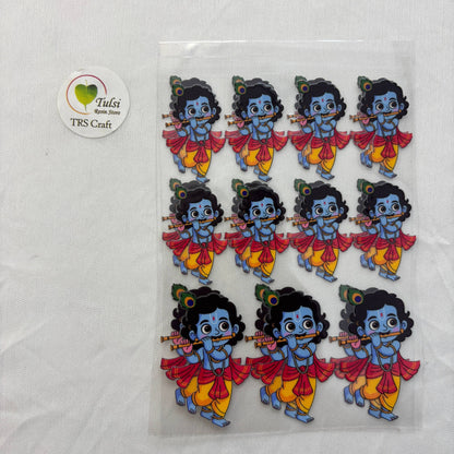 A6 UV DTF Sticker - God Idols Krishna (J)