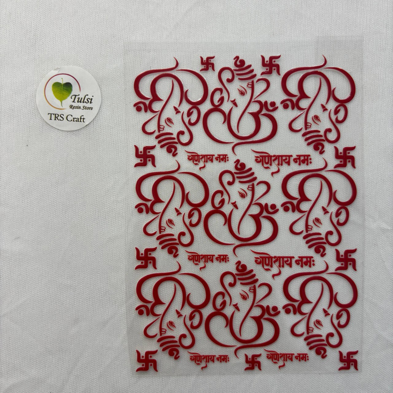 A6 UV DTF Sticker - God Idols Ganesha (i)