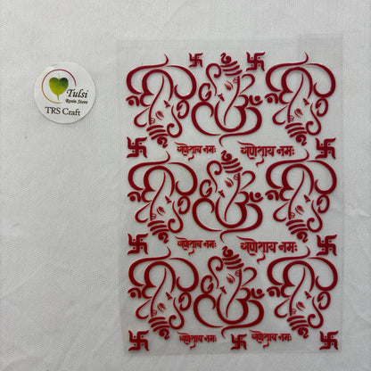 A6 UV DTF Sticker - God Idols Ganesha (i)