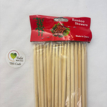 Wooden Bamboo Stick - 9.5"