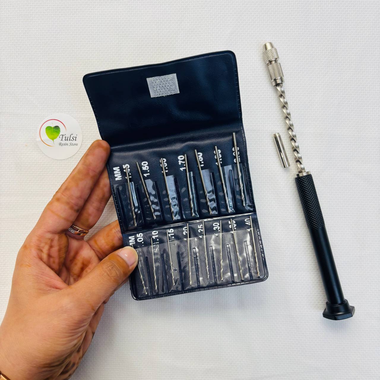 Manual Hand Drill (B)- With 15 Bits