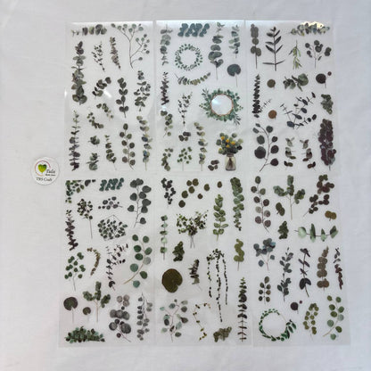 Transparent Sticker Sheet - Leaf (A3)
