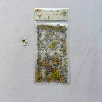 Transparent Sticker Sheet - Flower(A4)