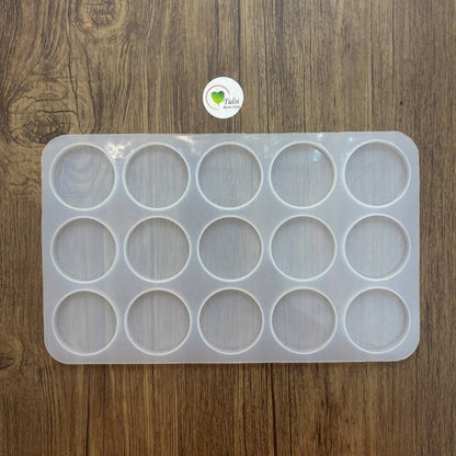 2" Plain Round Mould - 15 Cavity