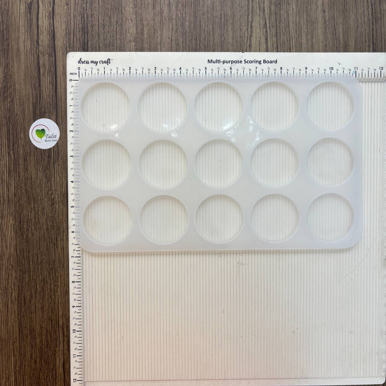 2" Plain Round Mould - 15 Cavity