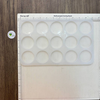 2" Plain Round Mould - 15 Cavity