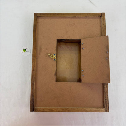 Teakwood Floating Frame (D) - Dual with Changeable Image