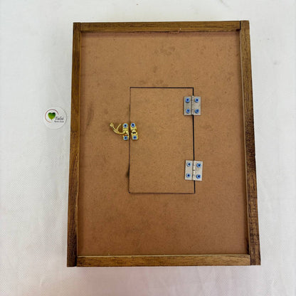 Teakwood Floating Frame (D) - Dual with Changeable Image