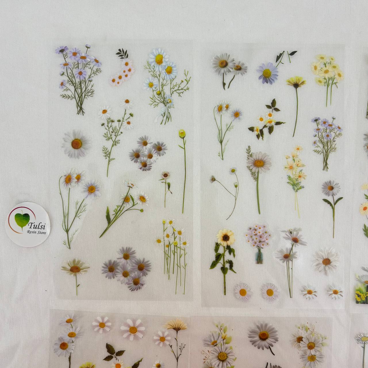 Transparent Sticker Sheet - Flower(A1)