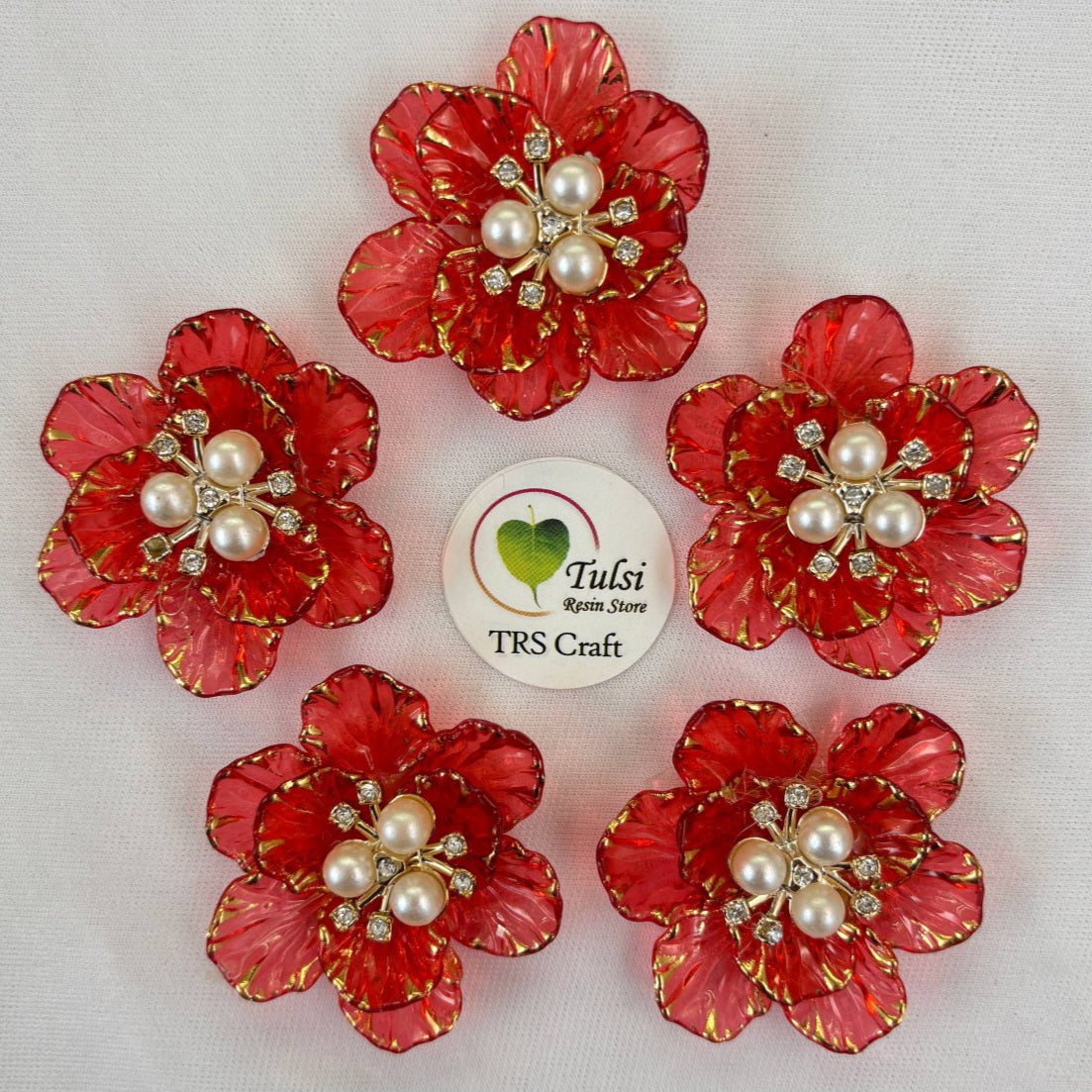 Colourful Plastic Flower (A)