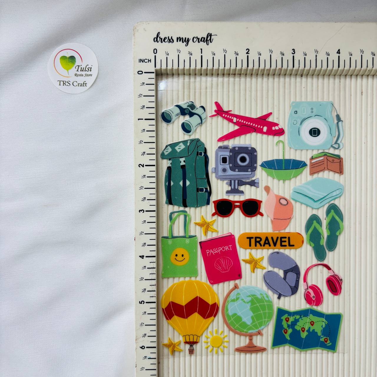 A6 UV DTF Sticker - Travel Theme (A)