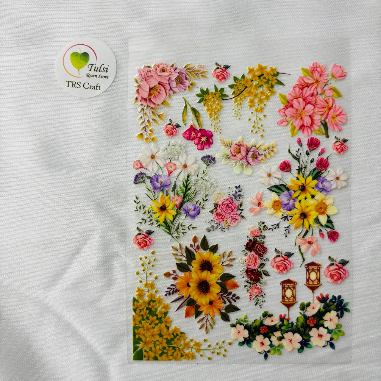 A6 UV DTF Sticker - Floral (F)