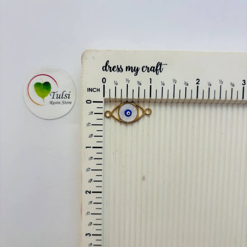 Evil Eye Charm With Two Hooks - P