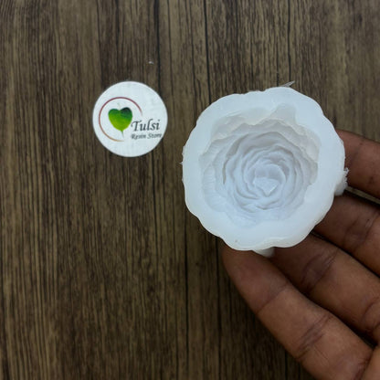 Peony Flower Candle Mould (C) - 4 Cm