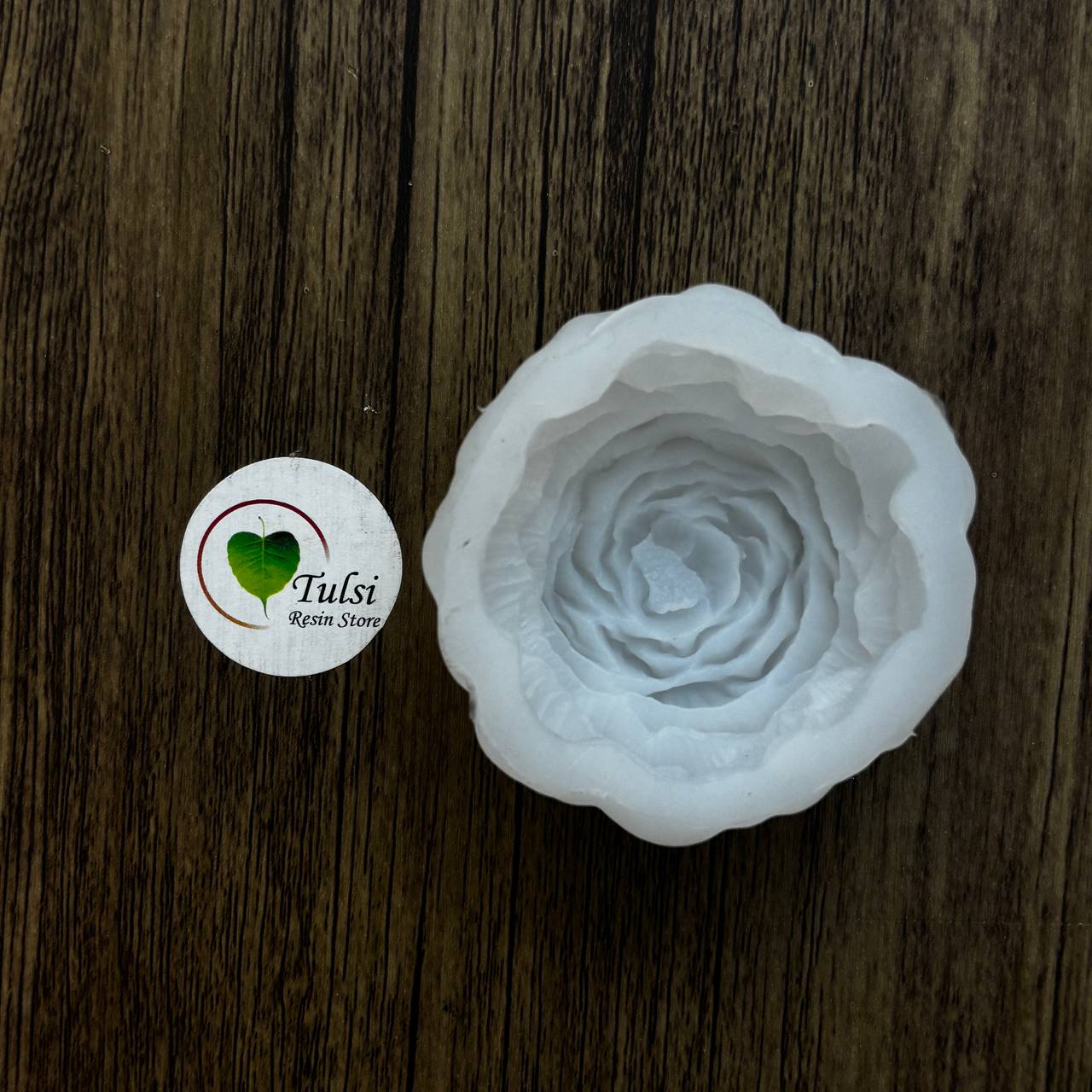 Peony Flower Candle Mould (B) - 6 Cm