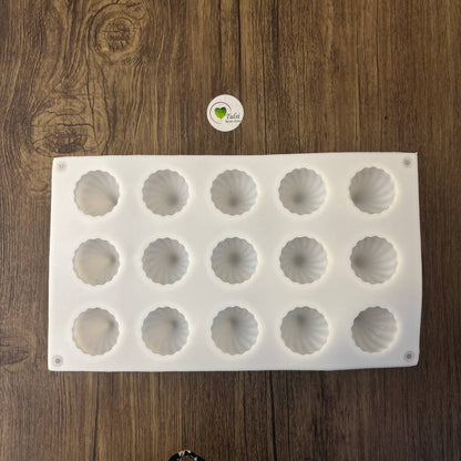 Modak Candle Mould - 15 Cavity