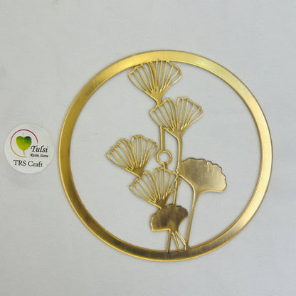 5" Gold Acrylic Ring Design (B)