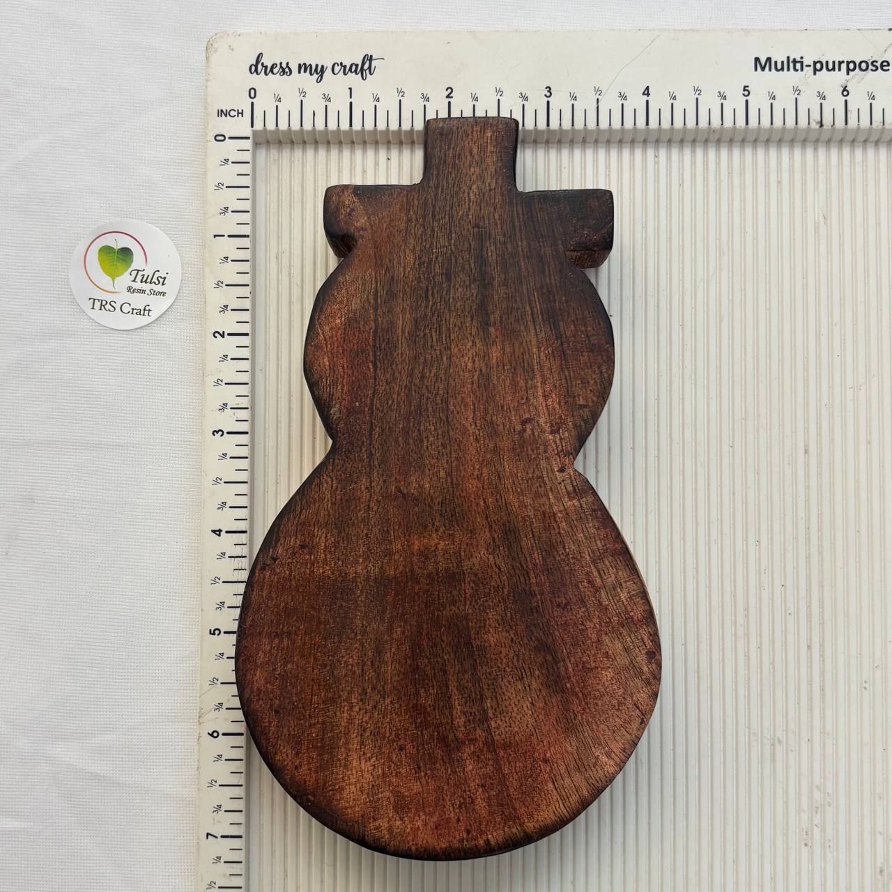 Christmas Snowman Wooden Candle Bowl