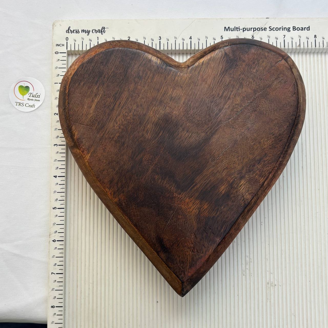 Heart Wooden Candle Bowl