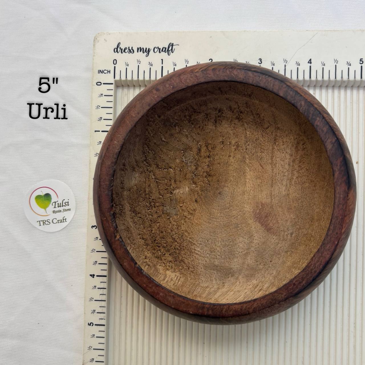 Urli Wooden Candle Bowl