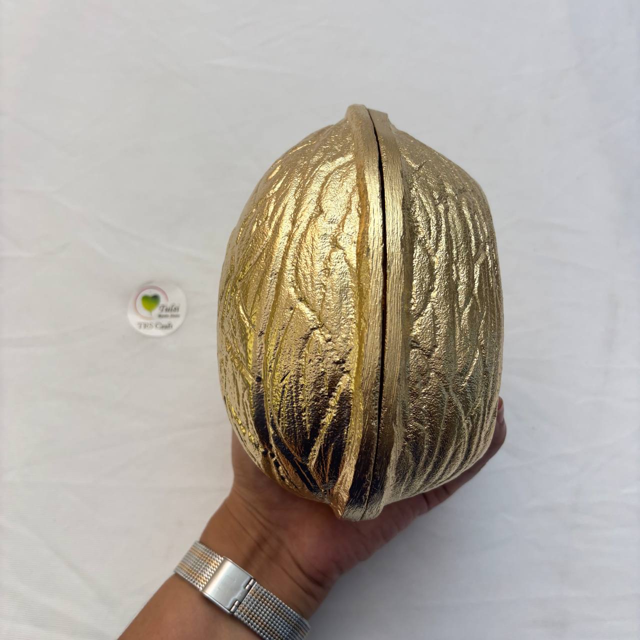 Metal Urli Bowl (A006) - Walnut