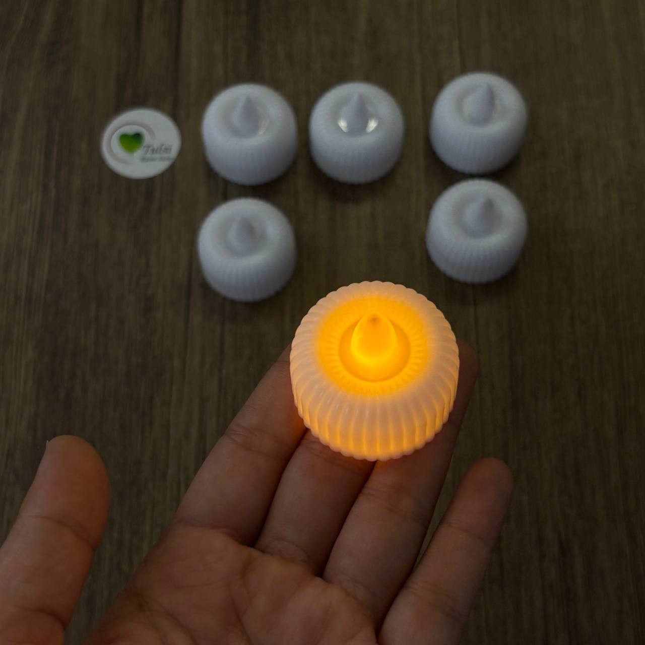Designer LED T-Light Candles (6pc)