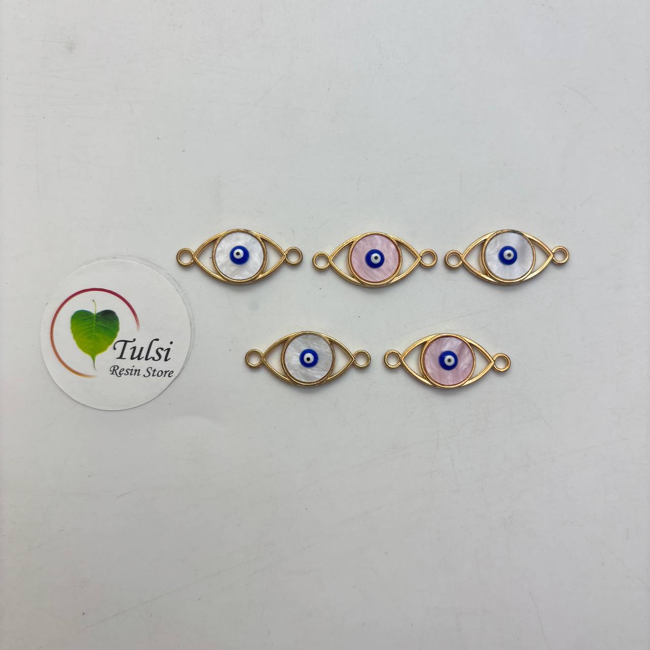 Evil Eye Charm With Two Hooks - P