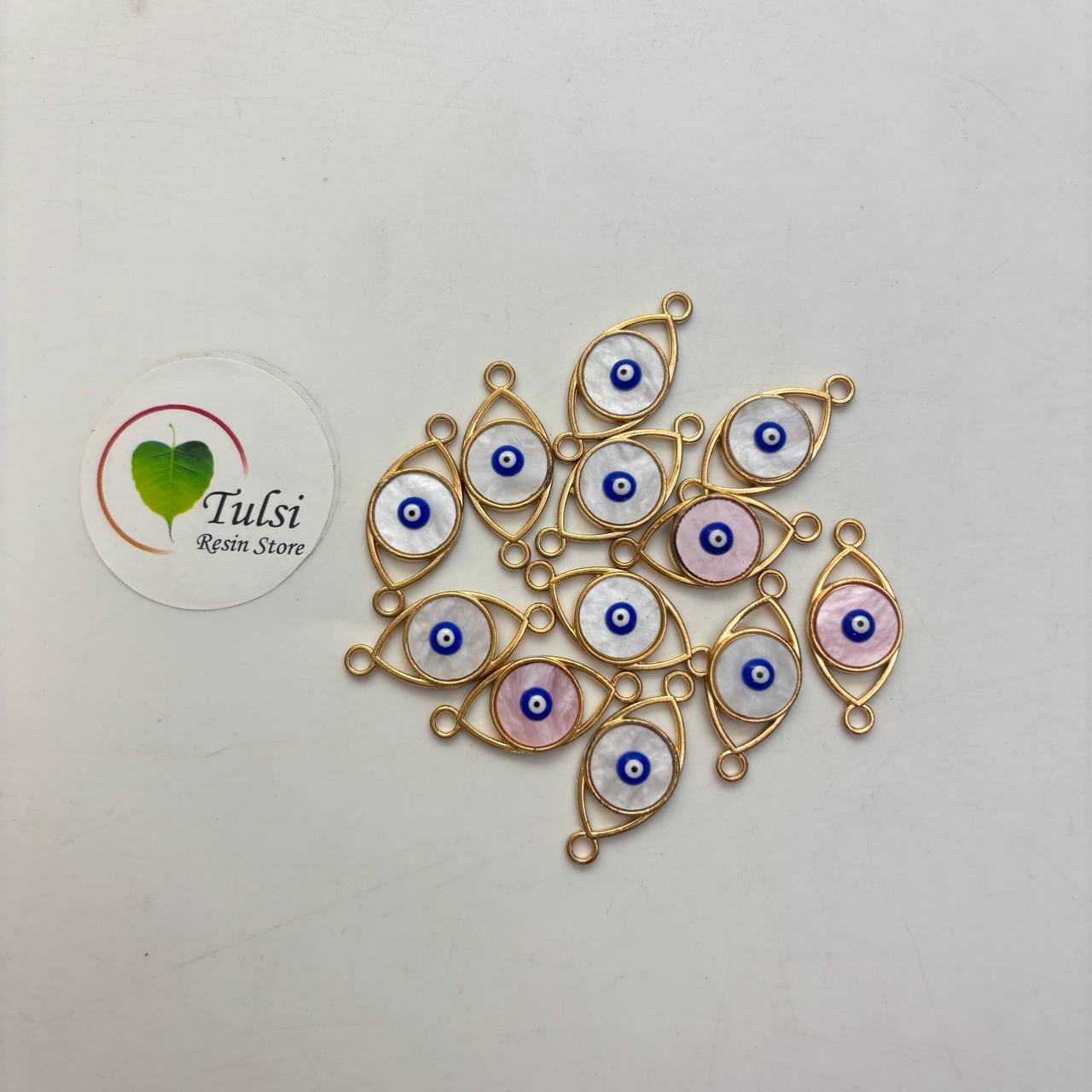 Evil Eye Charm With Two Hooks - P
