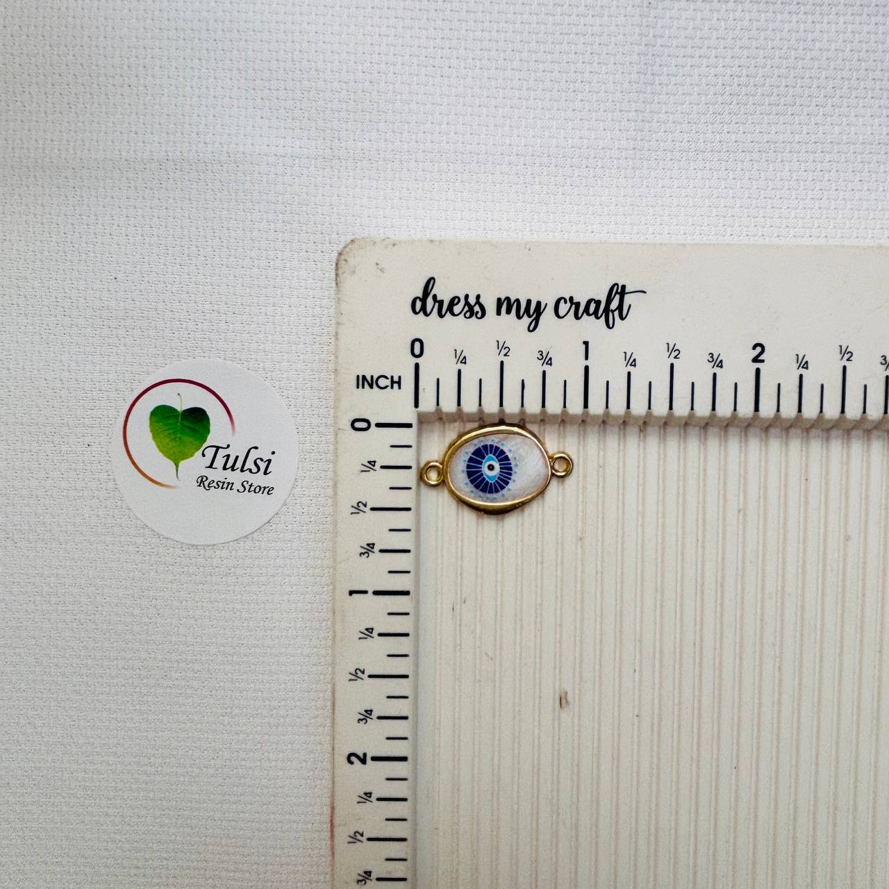 Evil Eye Charm With Two Hooks - R