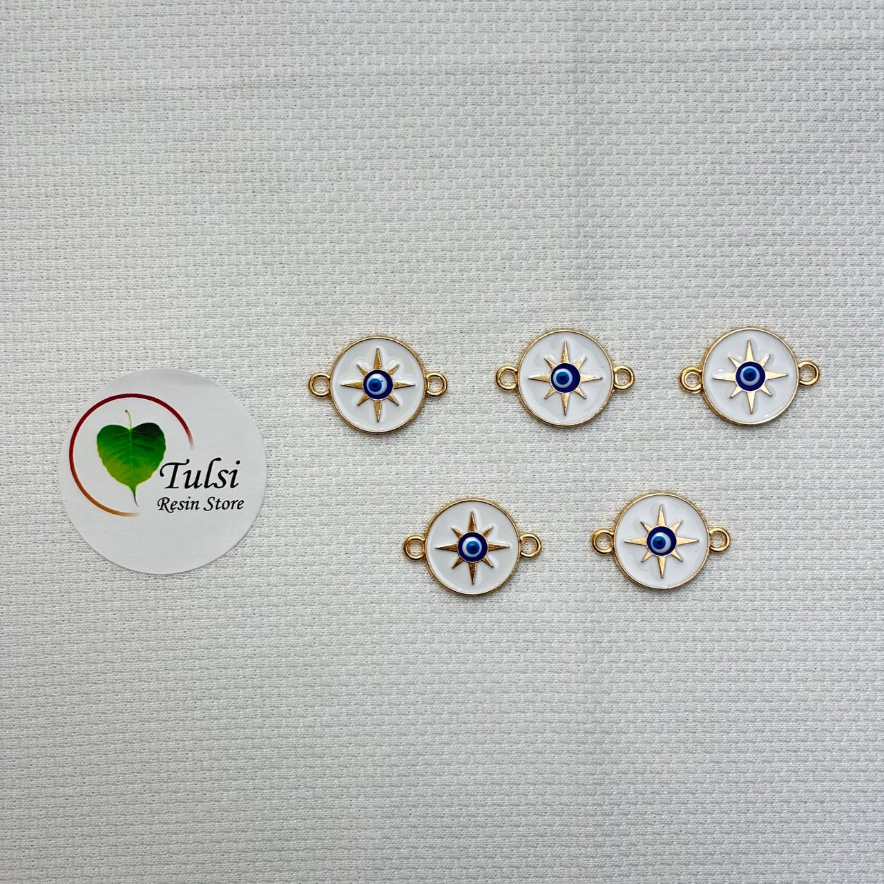 Evil Eye Charm With Two Hooks - T