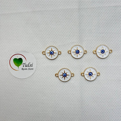 Evil Eye Charm With Two Hooks - T