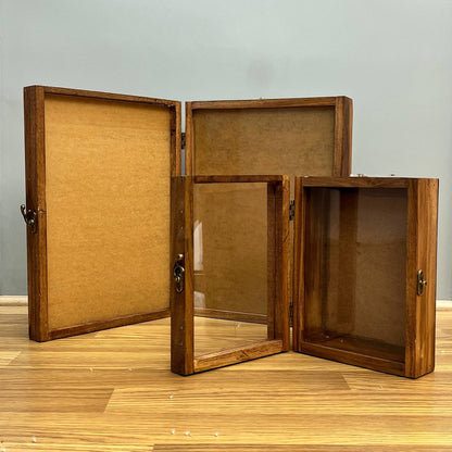 Teakwood Floating Frame (E) - Photo Book + Casting