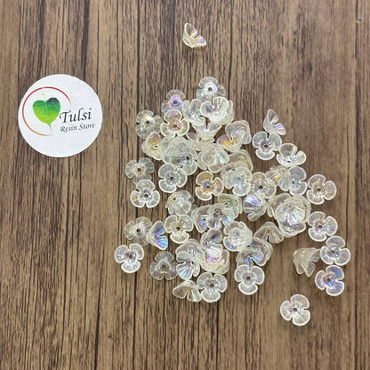 Rainbow Plastic Flower