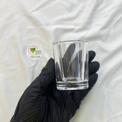 Candle Glass/Jars (A10) - Shot Square (3Pc)