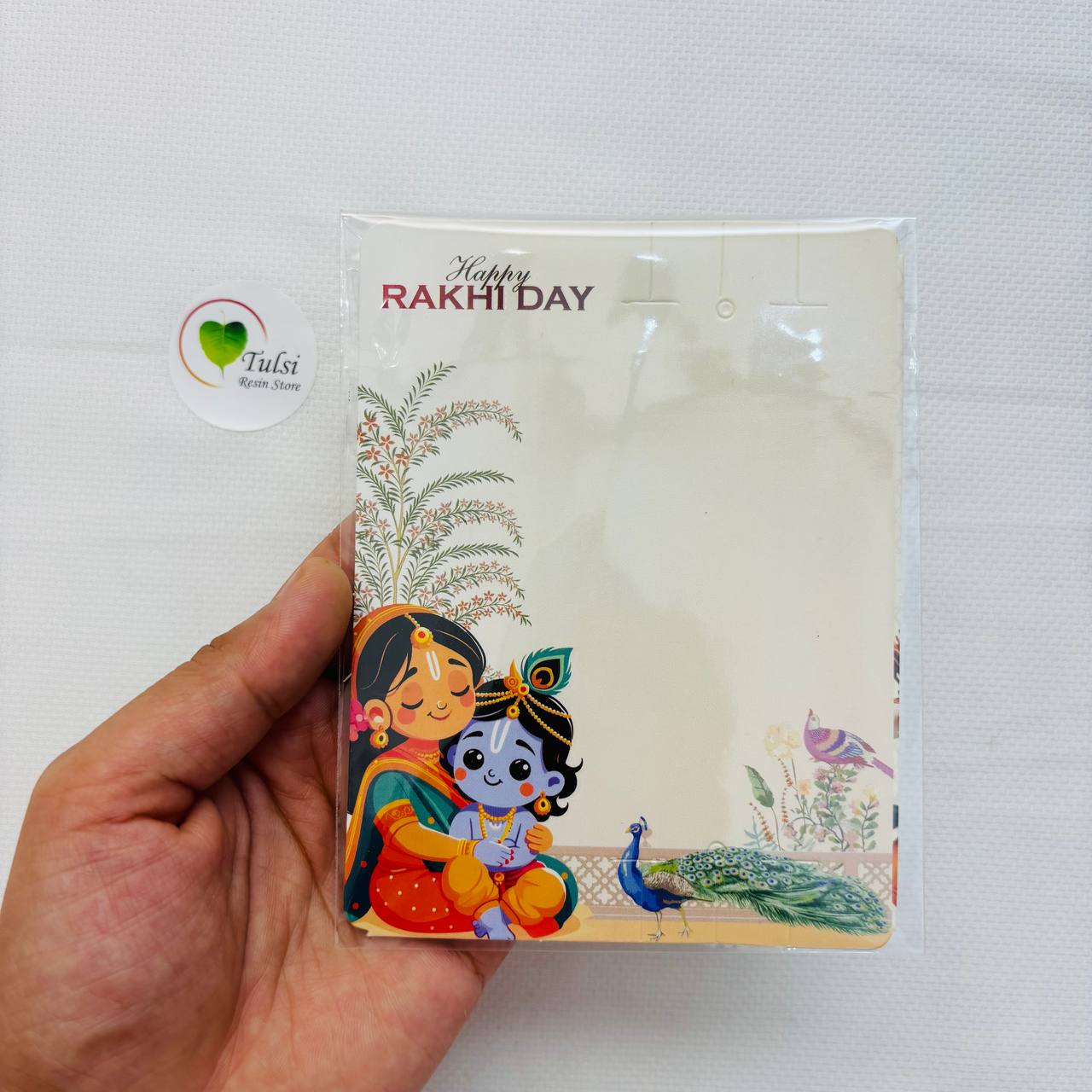 Rakhi Card With Transparent Bag Combo (C) - Mix