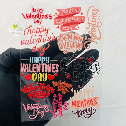 A6 UV DTF Sticker - Valentine (A)