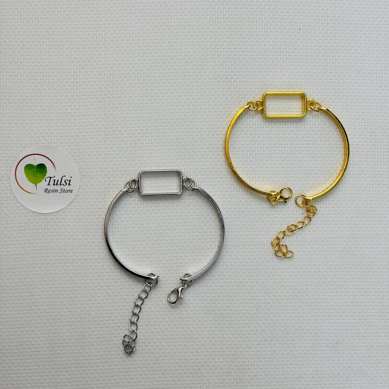 Metal Bracelet (D) - Rectangle