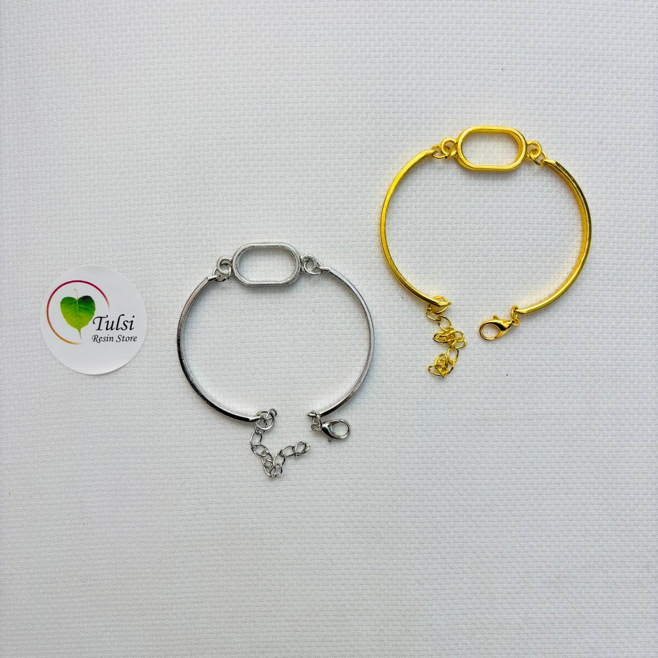 Metal Bracelet (E) - Oval