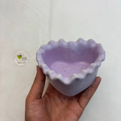 Candle Concrete Jars (A3) - Bubble Heart