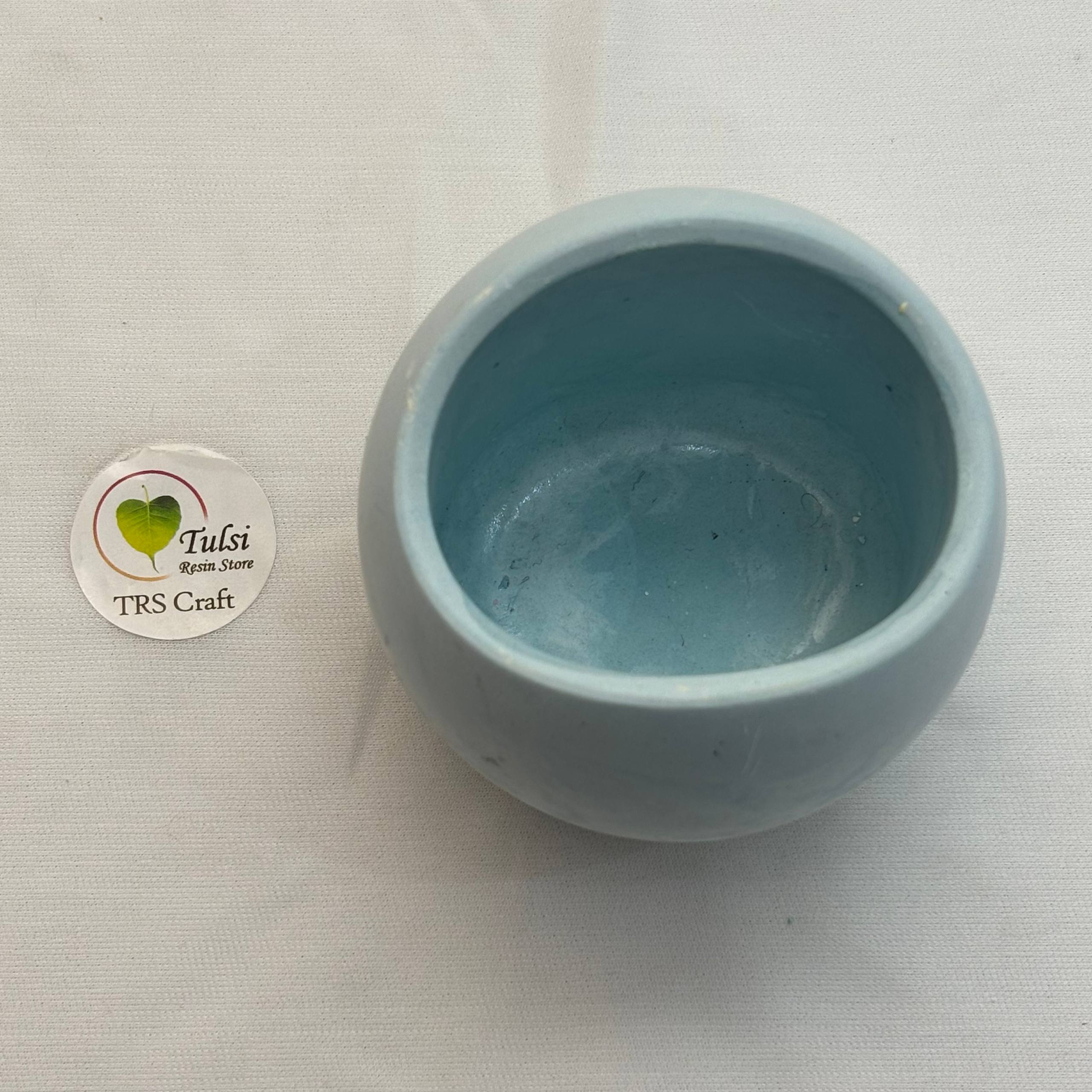 Concrete Jars (A9) - Wavy Round