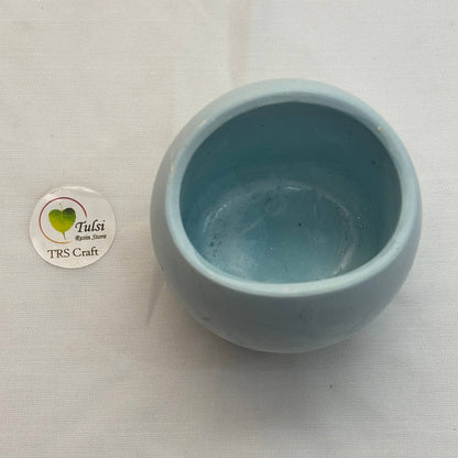 Concrete Jars (A9) - Wavy Round