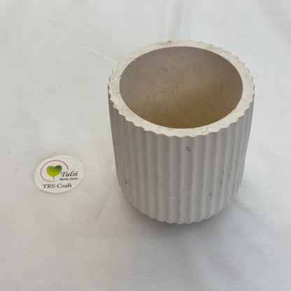 Concrete Jars (A14) - Long Stripes