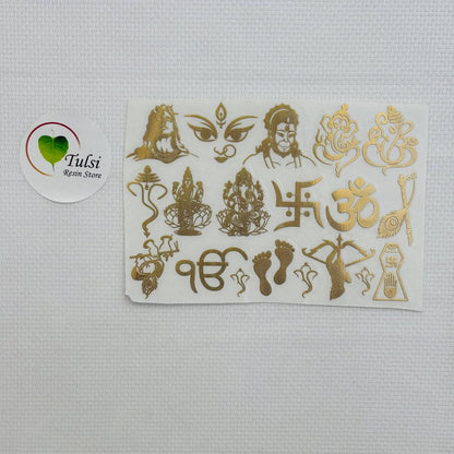 Metal Sticker - A7 Mix God Idols