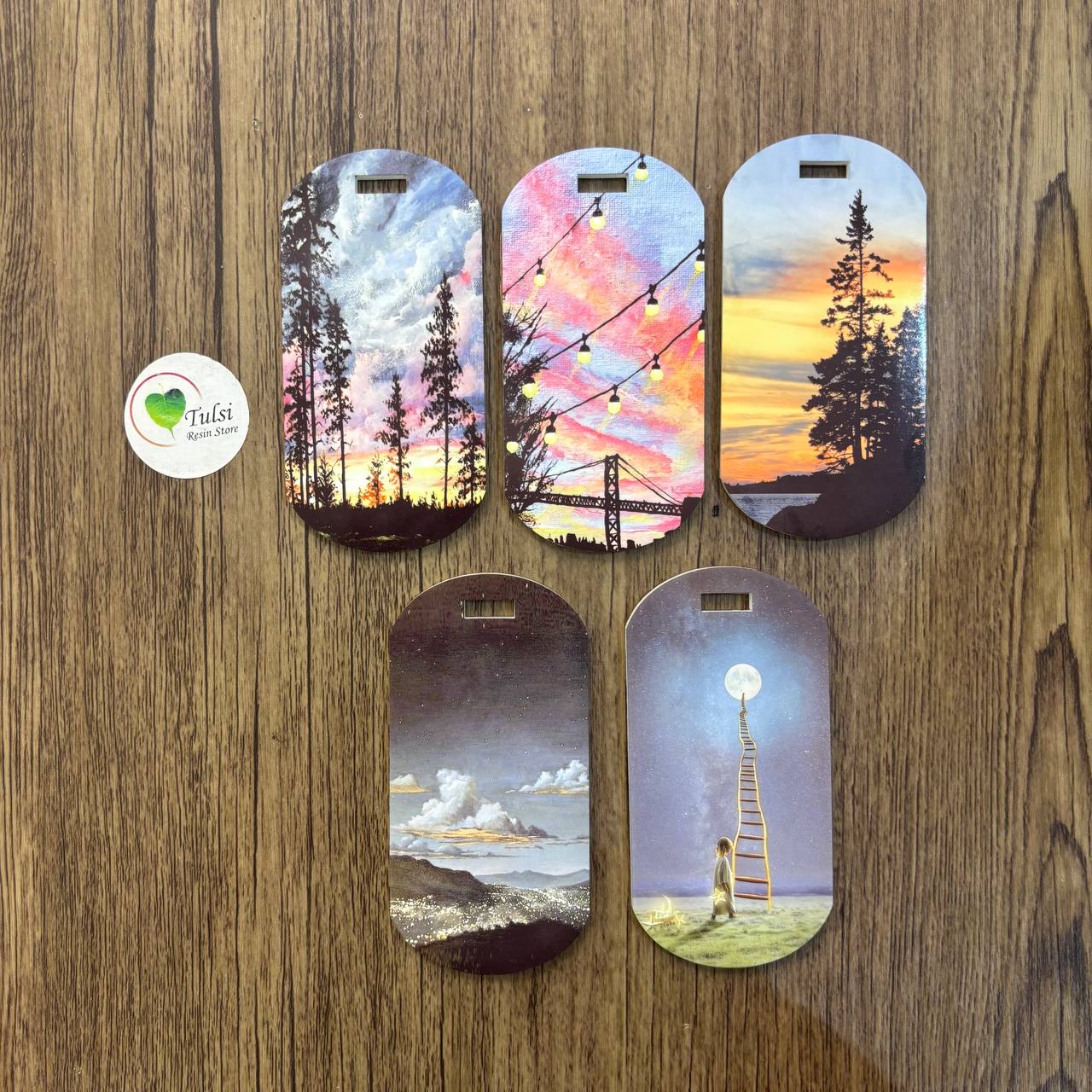 Printed Luggage Tag Set (B)