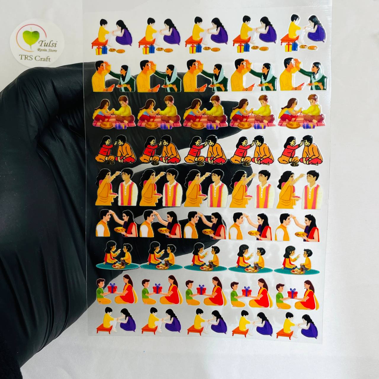 A6 UV DTF Sticker - Mix Rakhi (C)