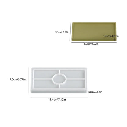 Rectangle Tray With Boundary - 7"